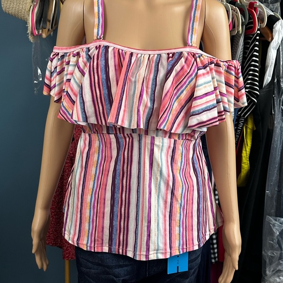 Colorful swim top - Picture 8 of 10